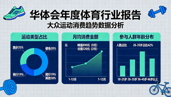 华体会发布年度体育行业报告针对大众运动消费趋势的数据分析
